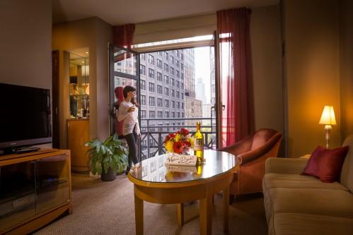 Balcony King Suite overlooking Park Avenue South