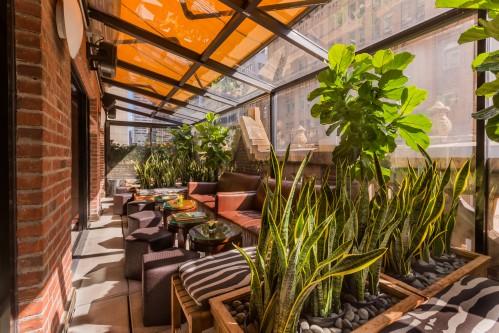 Writer's Den Enclosed Terrace at Library Hotel