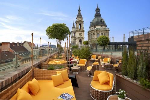 View of the Majestic St. Stephen's Basilica from Aria Hotel Budapest